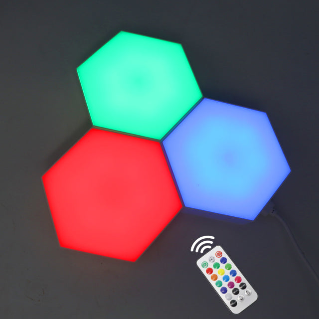 Hexagonal LED Wall Lamp